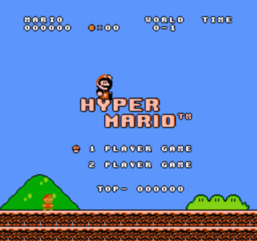 Hyper Mario (SMB1 Hack) [a1]