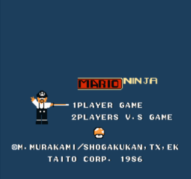 Mario Ninja (Musashi No Ken Hack)